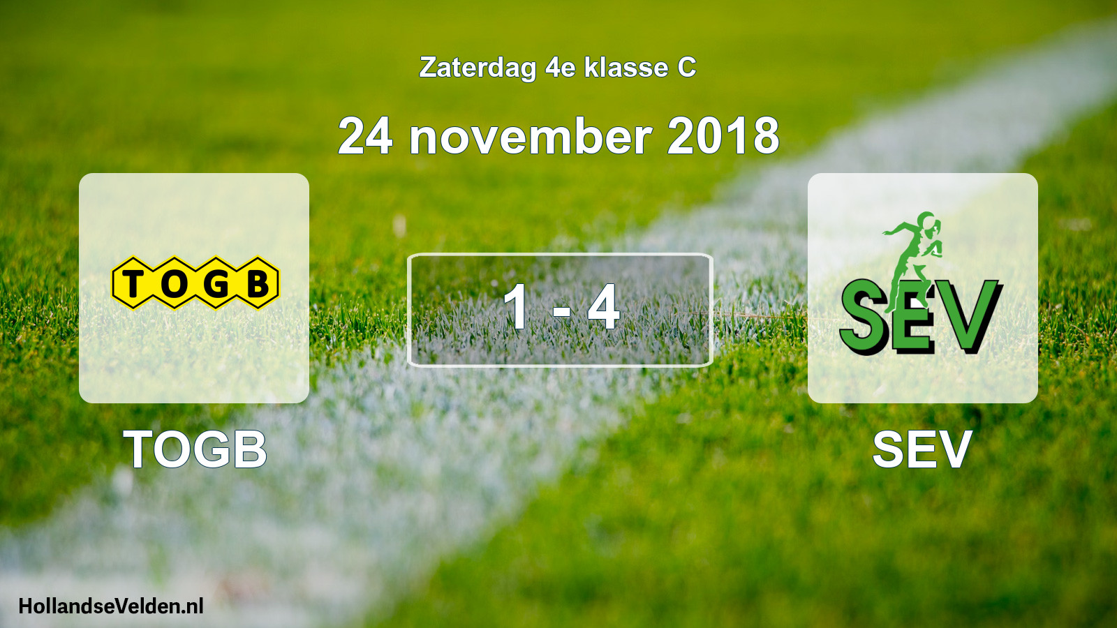 Total number of matches played: TOGB - SEV 1 - 4 (24 November 2018)