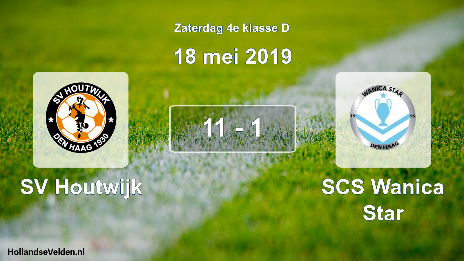 Total number of matches played: SV Houtwijk - SCS Wanica Star 11 - 1 (18 May 2019)