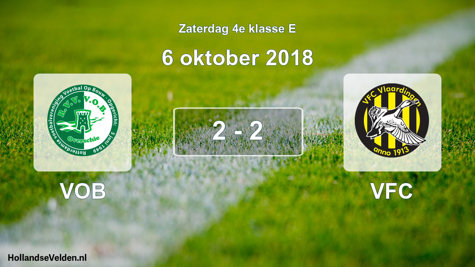 Total number of matches played: VOB - VFC 2 - 2 (6 October 2018)