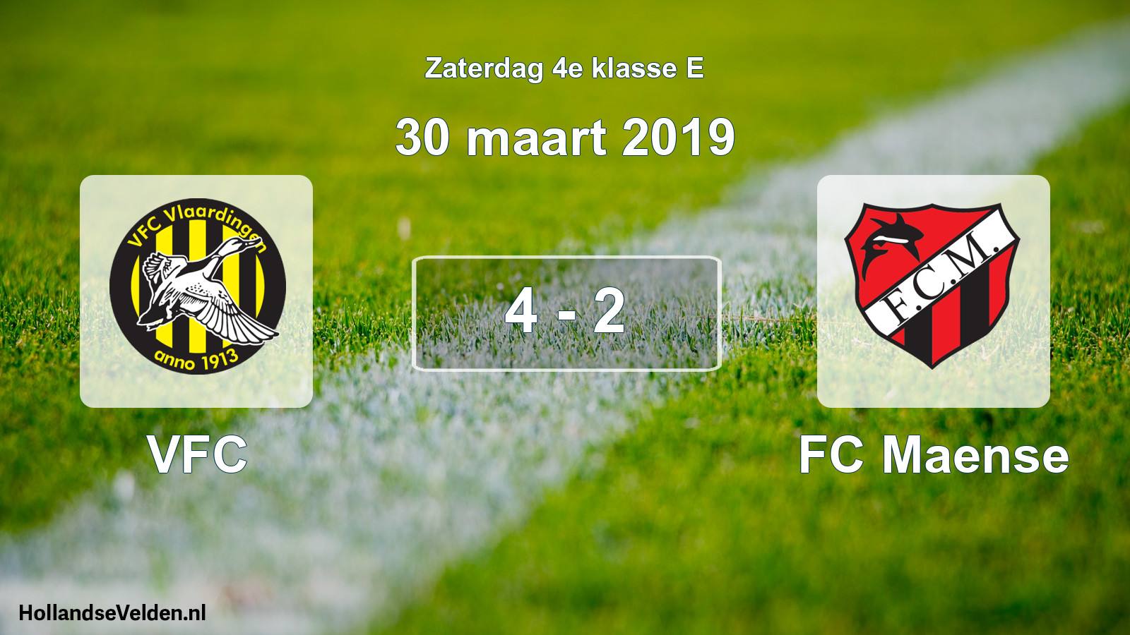Total number of matches played: VFC - FC Maense 4 - 2 (30 March 2019)