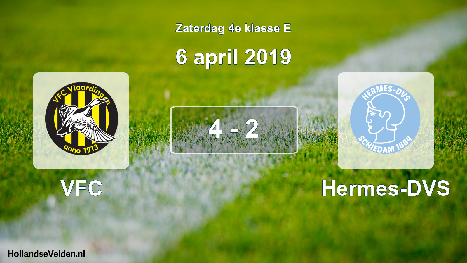 Total number of matches played: VFC - Hermes-DVS 4 - 2 (6 April 2019)