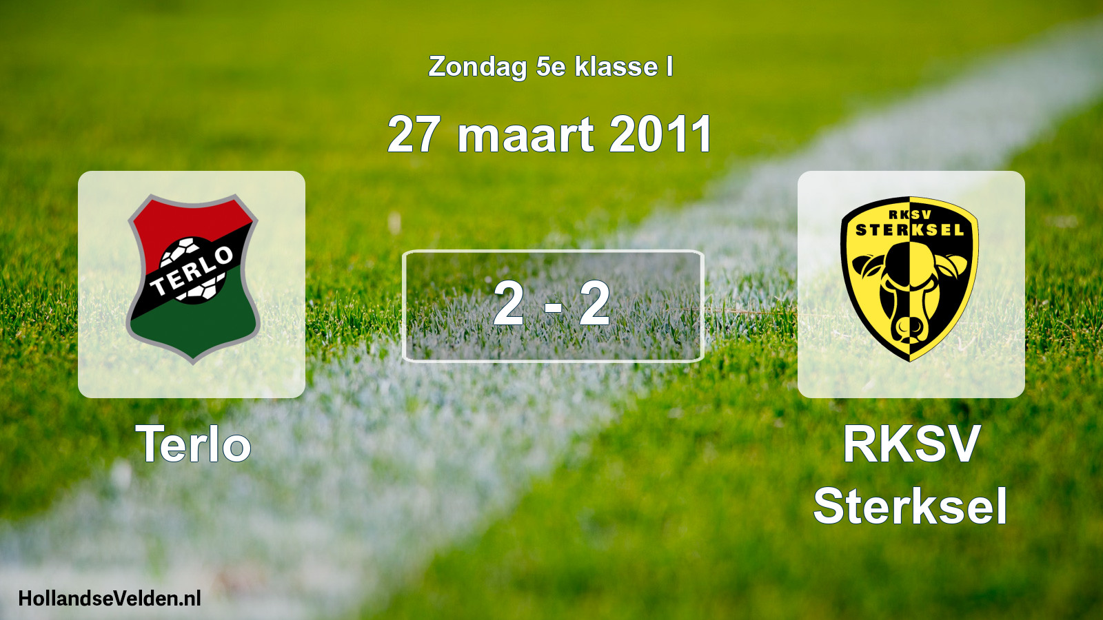 Total number of matches played: Terlo - RKSV Sterksel 2 - 2 (27 March 2011)