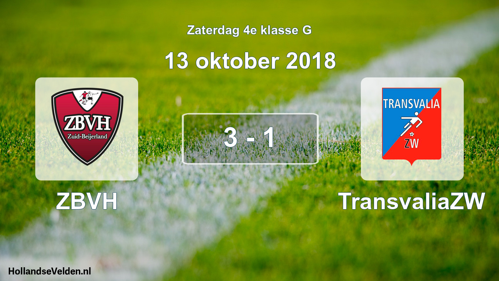 Total number of matches played: ZBVH - TransvaliaZW 3 - 1 (13 October 2018)