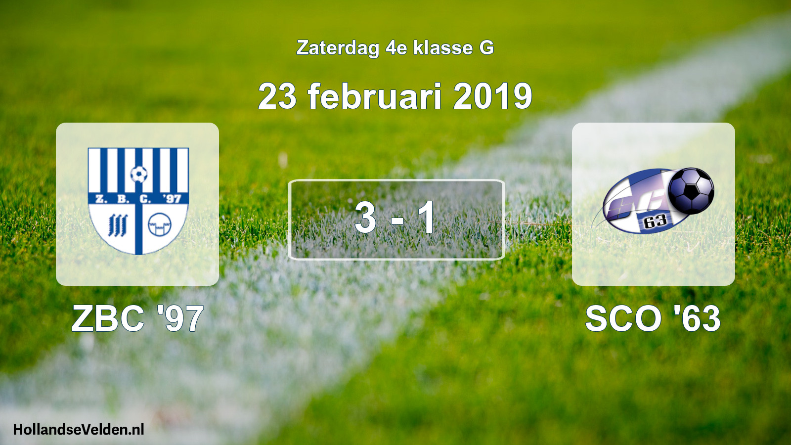 Total number of matches played: ZBC '97 - SCO '63 3 - 1 (23 February 2019)