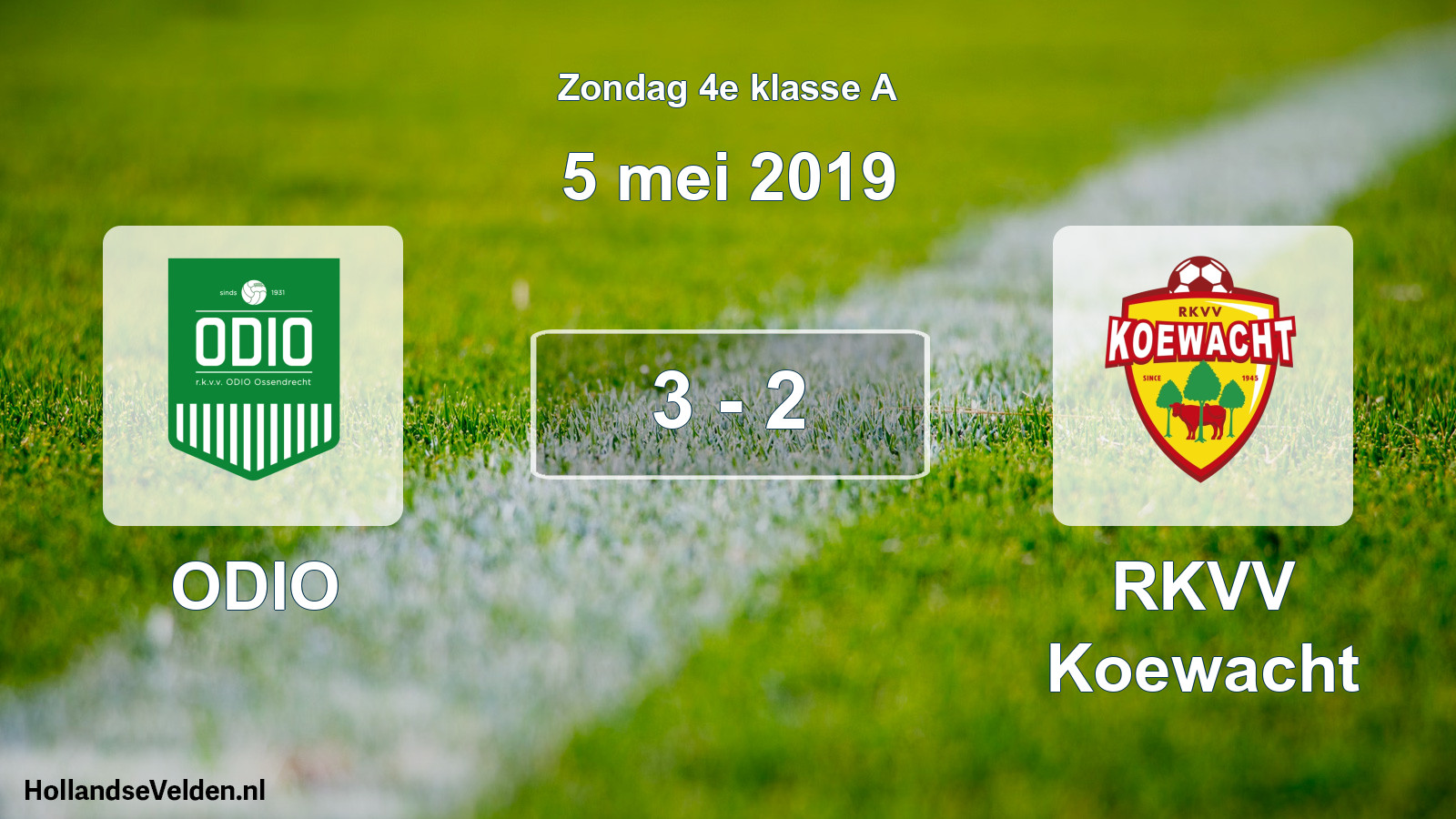Total number of matches played: ODIO - RKVV Koewacht 3 - 2 (5 May 2019)