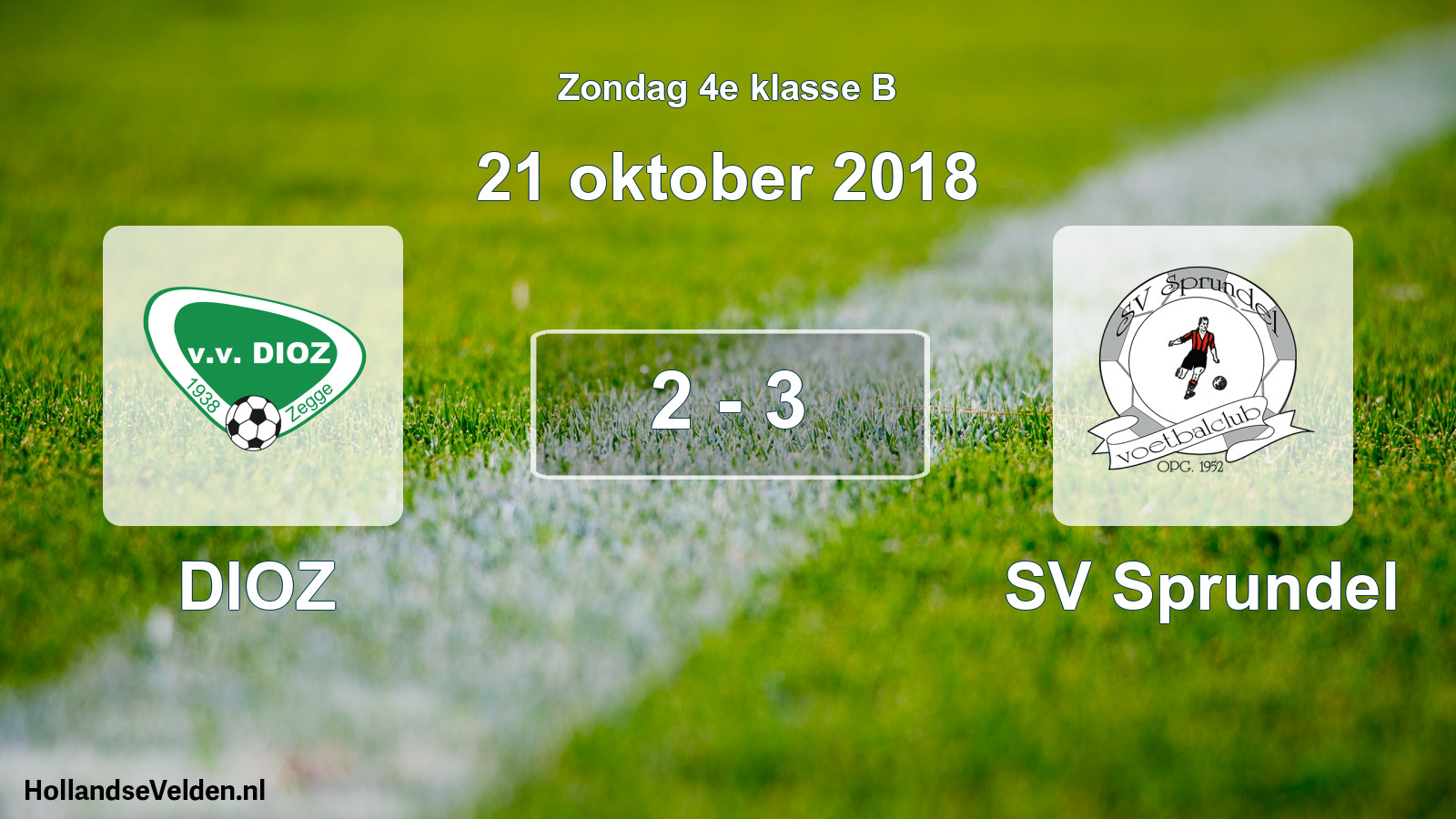 Total number of matches played: DIOZ - SV Sprundel 2 - 3 (21 October 2018)