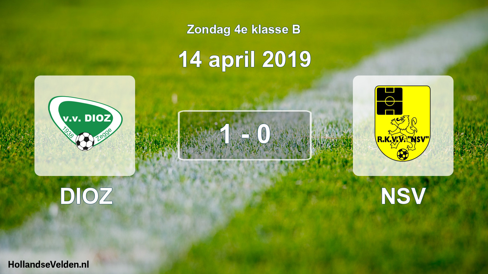 Total number of matches played: DIOZ - NSV 1 - 0 (14 April 2019)