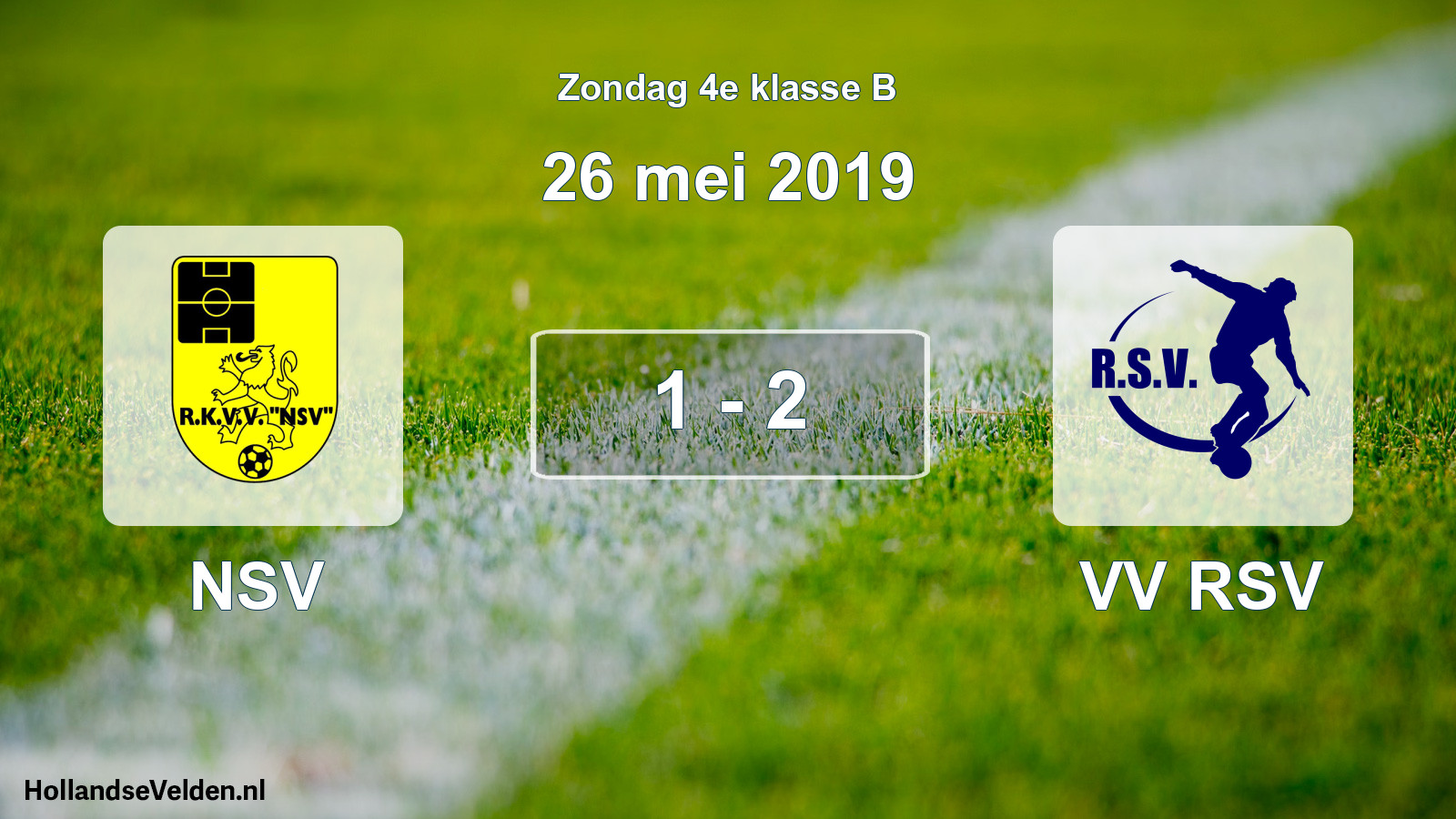 Total number of matches played: NSV - VV RSV 1 - 2 (26 May 2019)