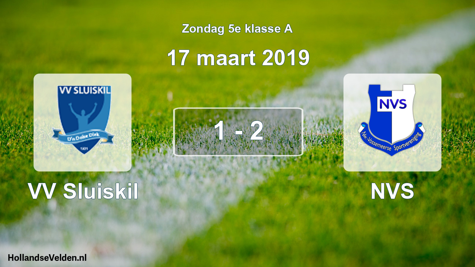 Total number of matches played: VV Sluiskil - NVS 1 - 2 (17 March 2019)