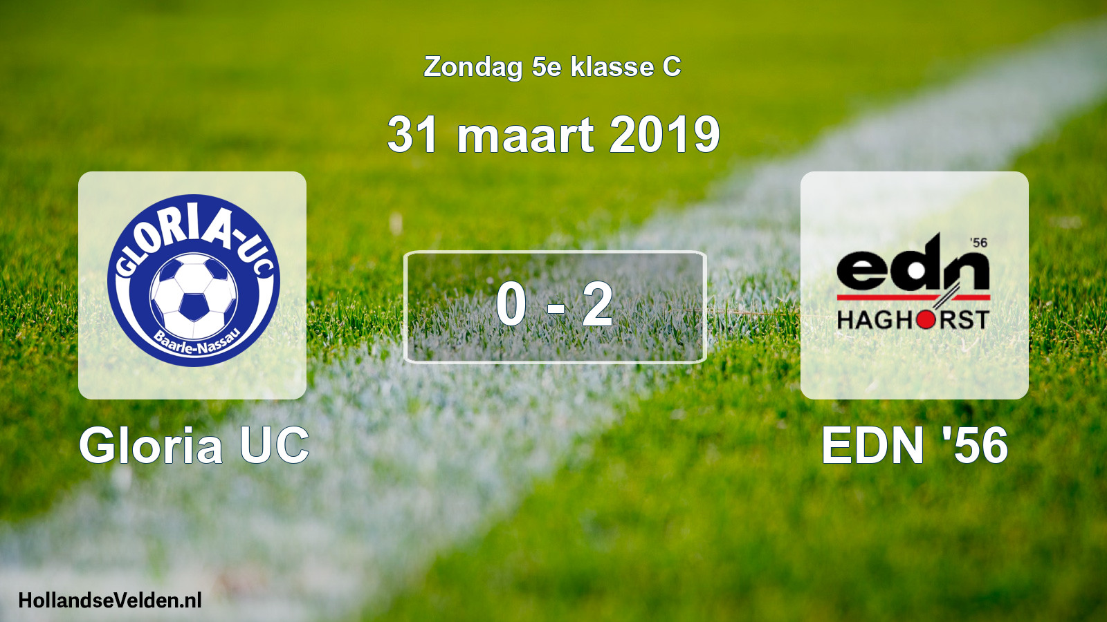 Total number of matches played: Gloria UC - EDN '56 0 - 2 (31 March 2019)