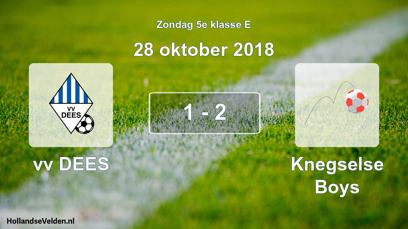 Total number of matches played: vv DEES - Knegselse Boys 1 - 2 (28 October 2018)