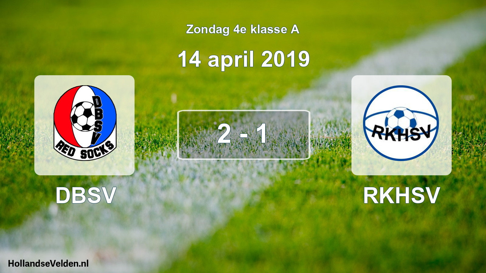 Total number of matches played: DBSV - RKHSV 2 - 1 (14 April 2019)