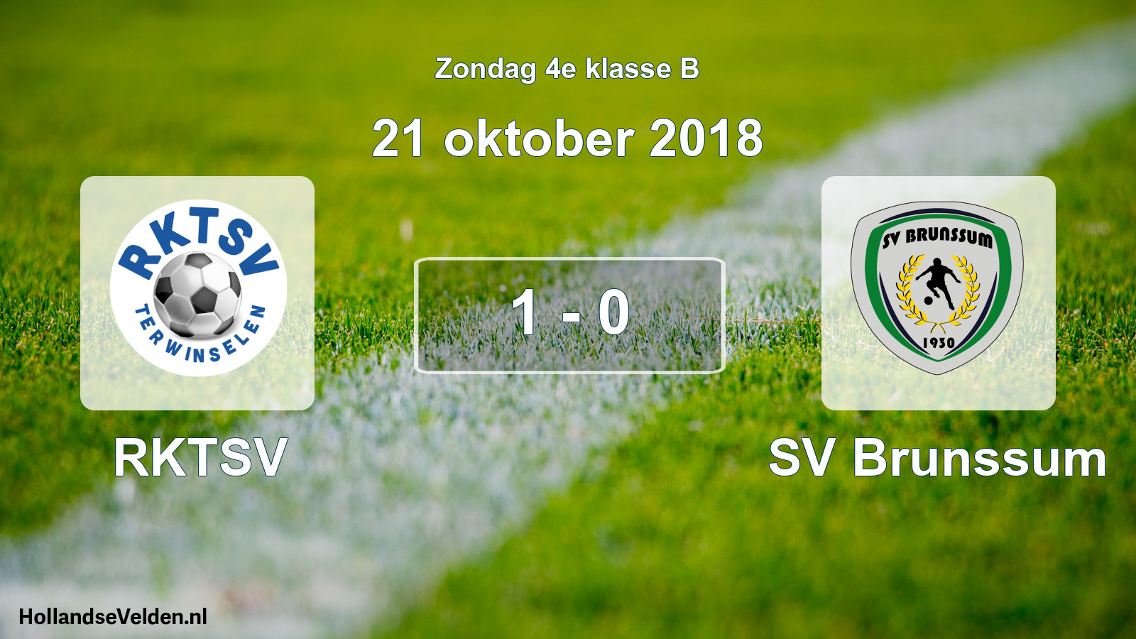 Total number of matches played: RKTSV - SV Brunssum 1 - 0 (21 October 2018)