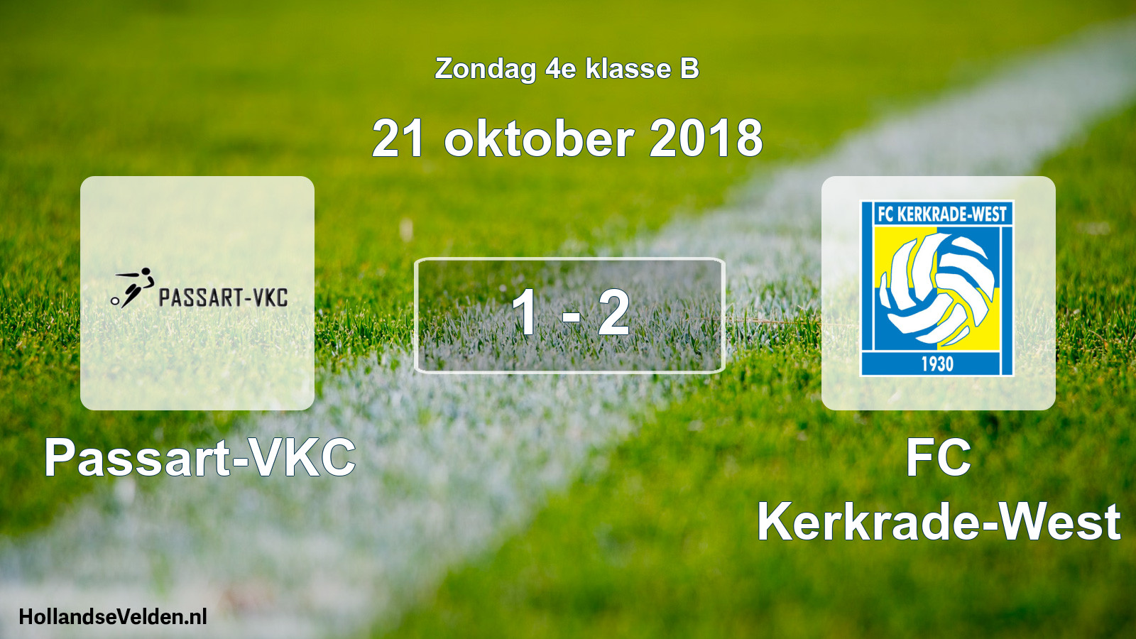 Total number of matches played: Passart-VKC - FC Kerkrade-West 1 - 2 (21 October 2018)