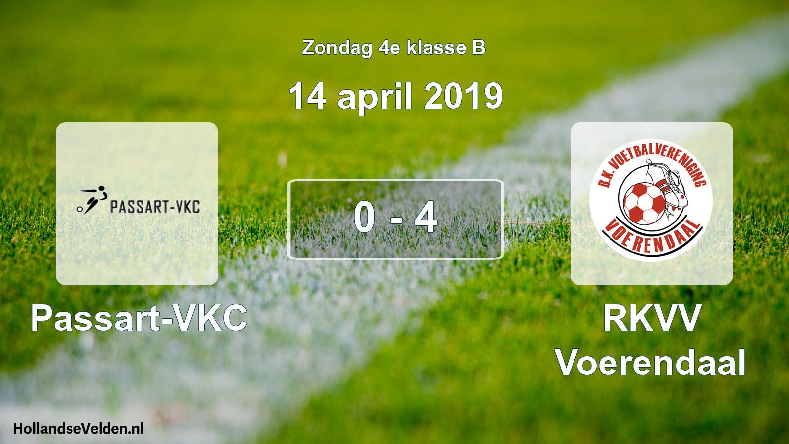 Total number of matches played: Passart-VKC - RKVV Voerendaal 0 - 4 (14 April 2019)