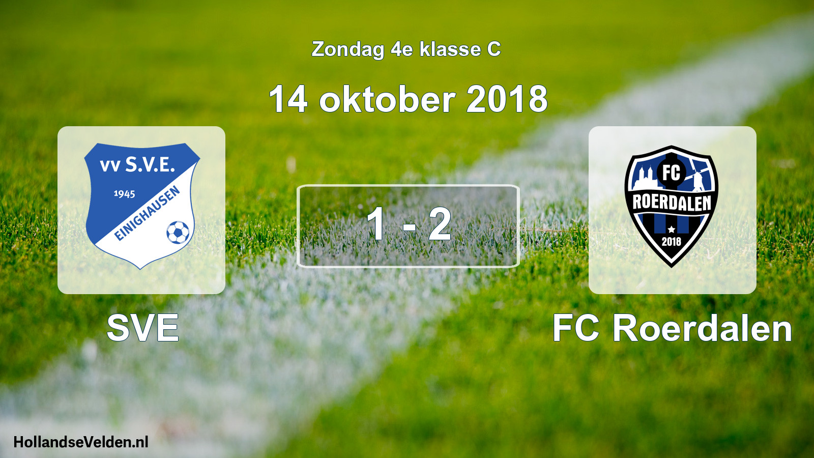 Total number of matches played: SVE - FC Roerdalen 1 - 2 (14 October 2018)