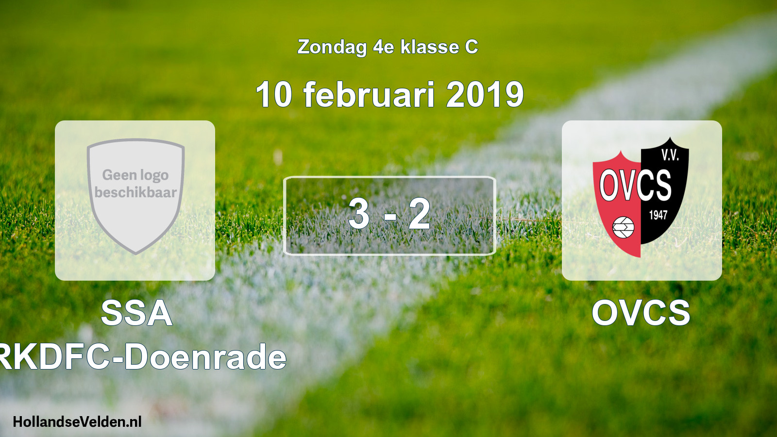 Total number of matches played: SSA RKDFC-Doenrade - OVCS 3 - 2 (10 February 2019)