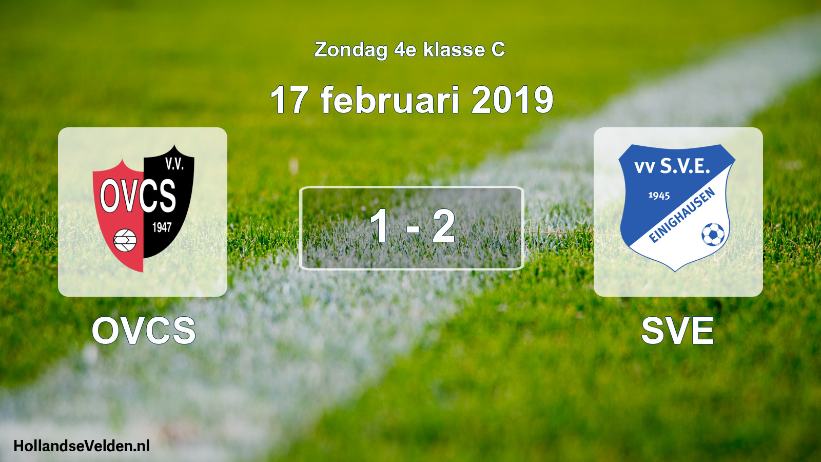 Total number of matches played: OVCS - SVE 1 - 2 (17 February 2019)