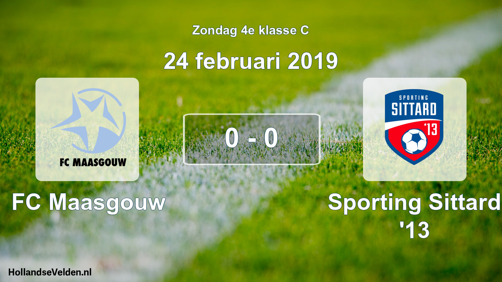 Total number of matches played: FC Maasgouw - Sporting Sittard '13 0 - 0 (24 February 2019)