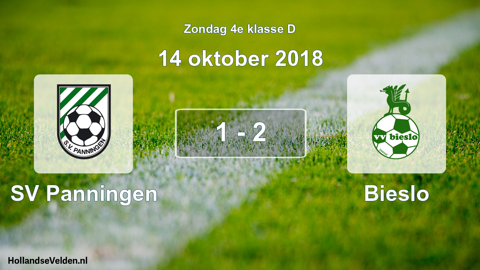 Total number of matches played: SV Panningen - Bieslo 1 - 2 (14 October 2018)