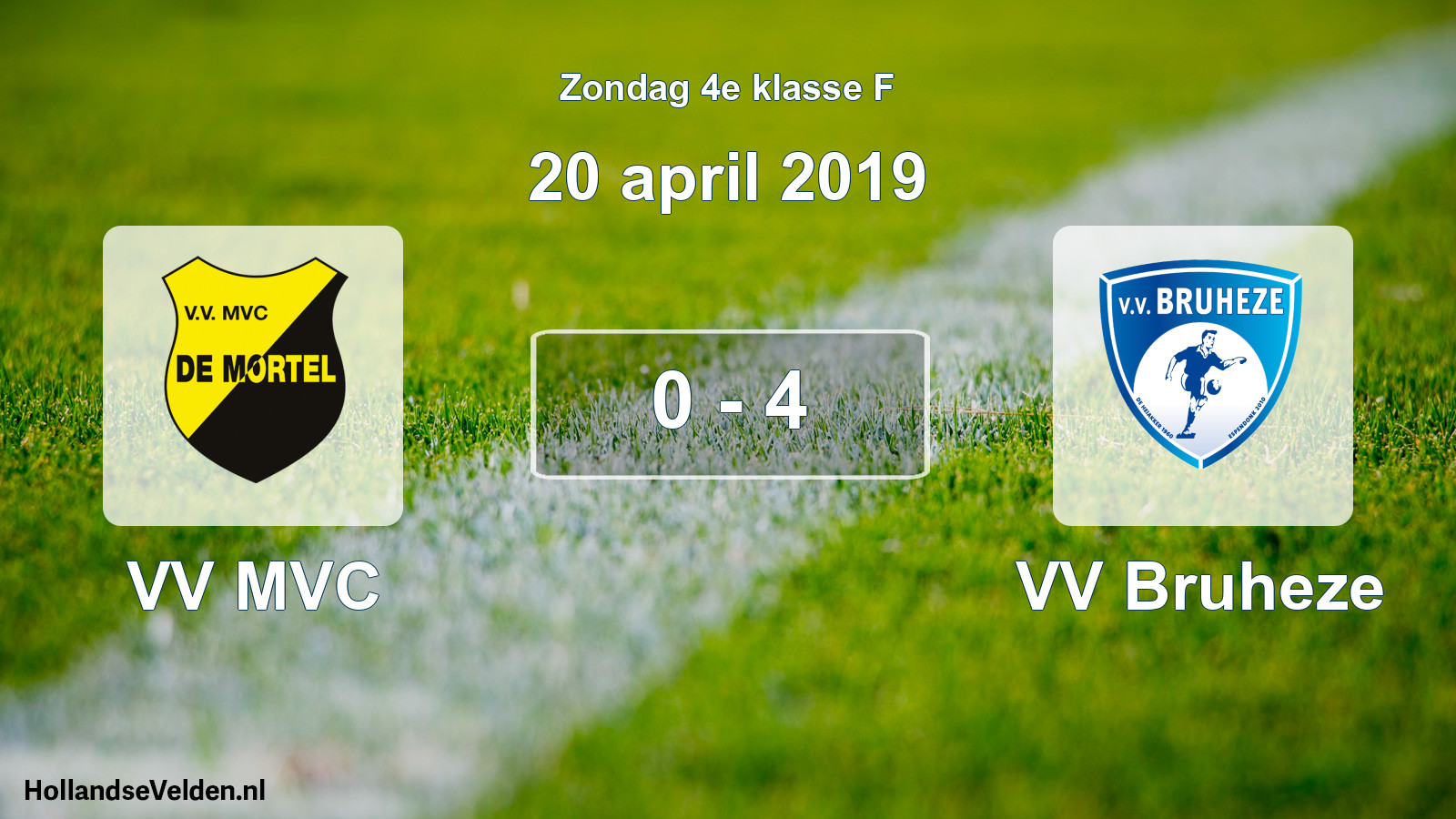 Total number of matches played: VV MVC - VV Bruheze 0 - 4 (20 April 2019)