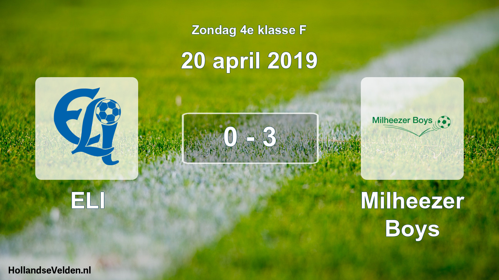 Total number of matches played: ELI - Milheezer Boys 0 - 3 (20 April 2019)