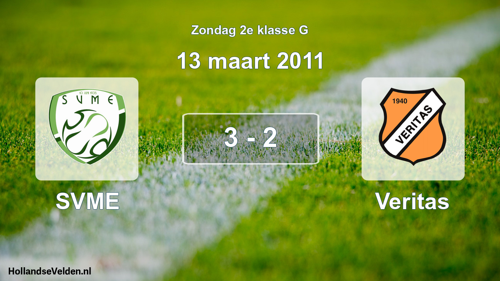 Total number of matches played: SVME - Veritas 3 - 2 (13 March 2011)