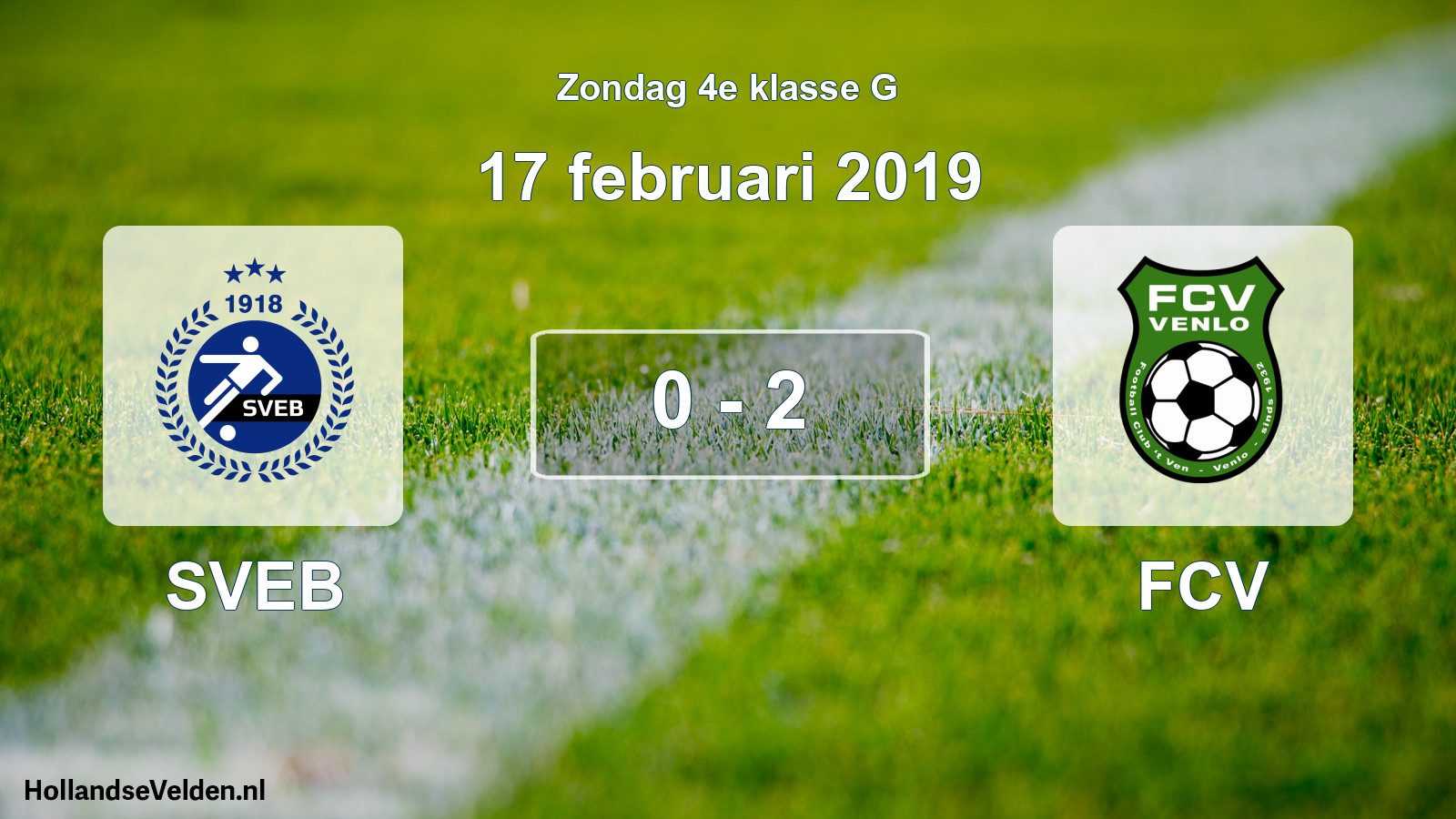 Total number of matches played: SVEB - FCV 0 - 2 (17 February 2019)