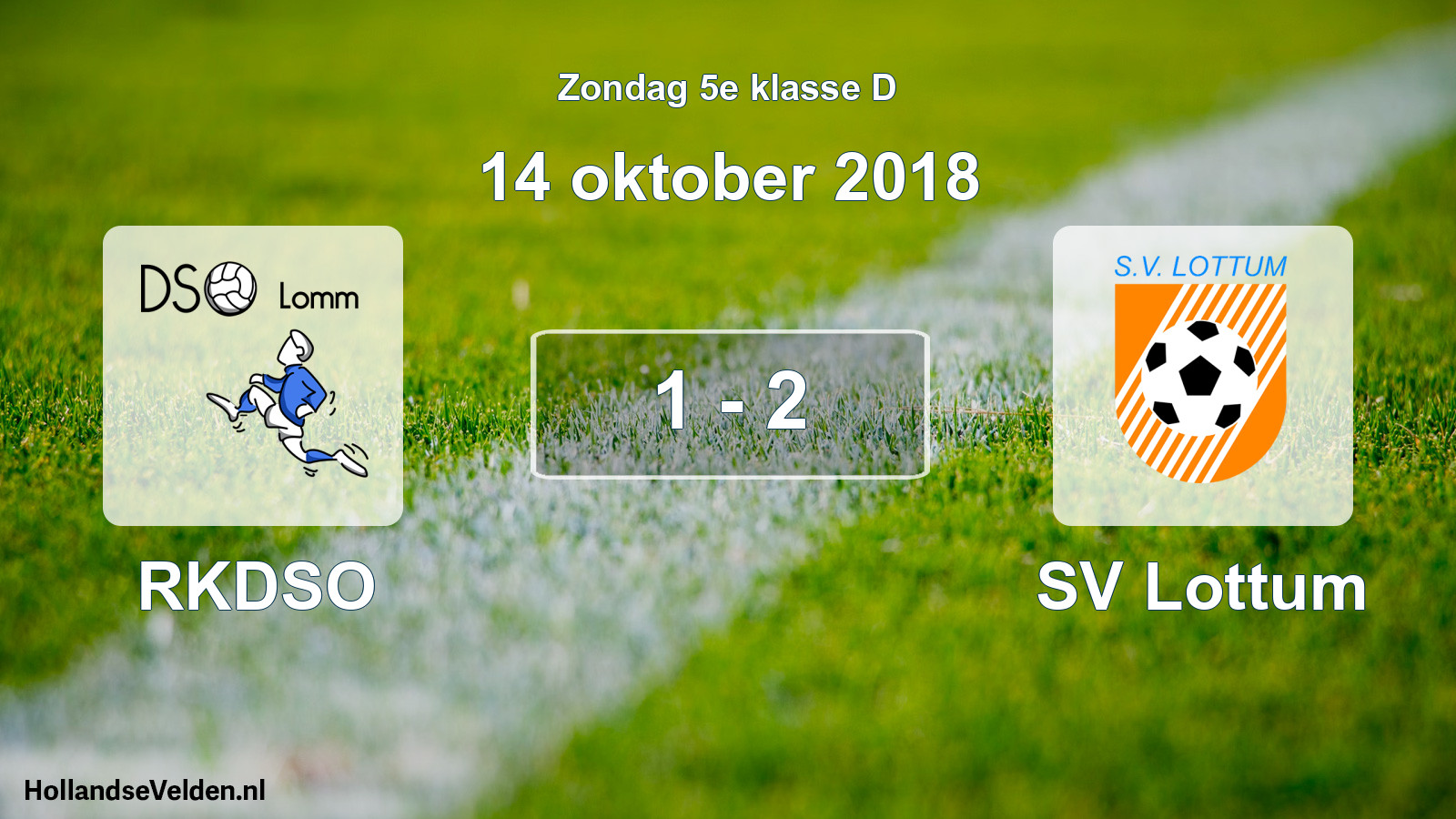 Total number of matches played: RKDSO - SV Lottum 1 - 2 (14 October 2018)