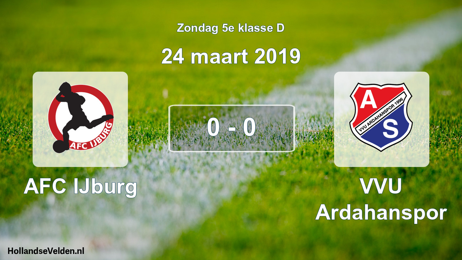 Total number of matches played: AFC IJburg - VVU Ardahanspor 0 - 0 (24 March 2019)