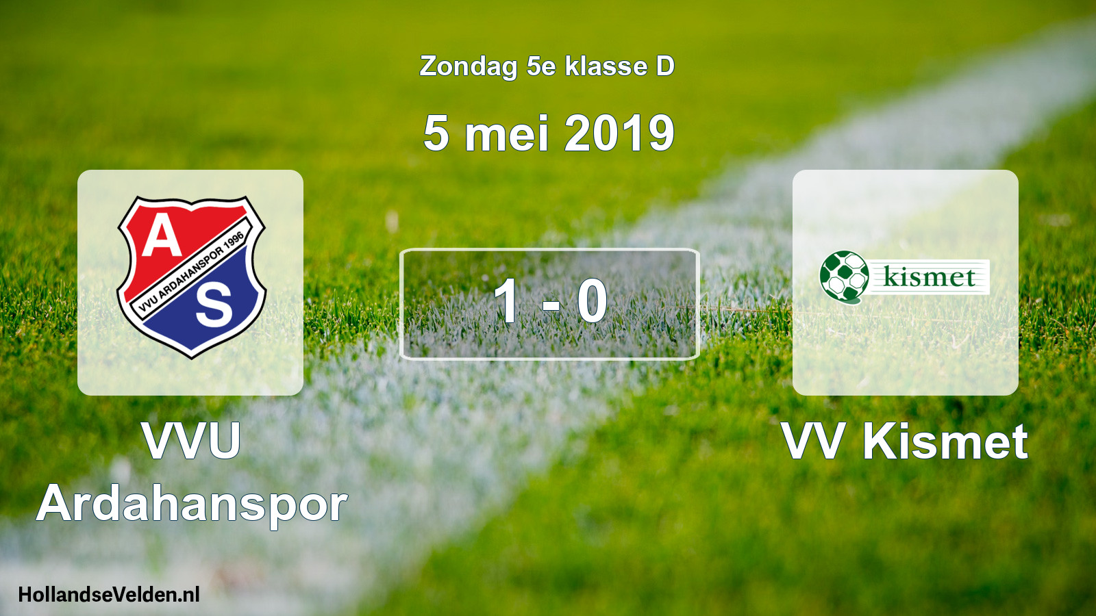 Total number of matches played: VVU Ardahanspor - VV Kismet 1 - 0 (5 May 2019)