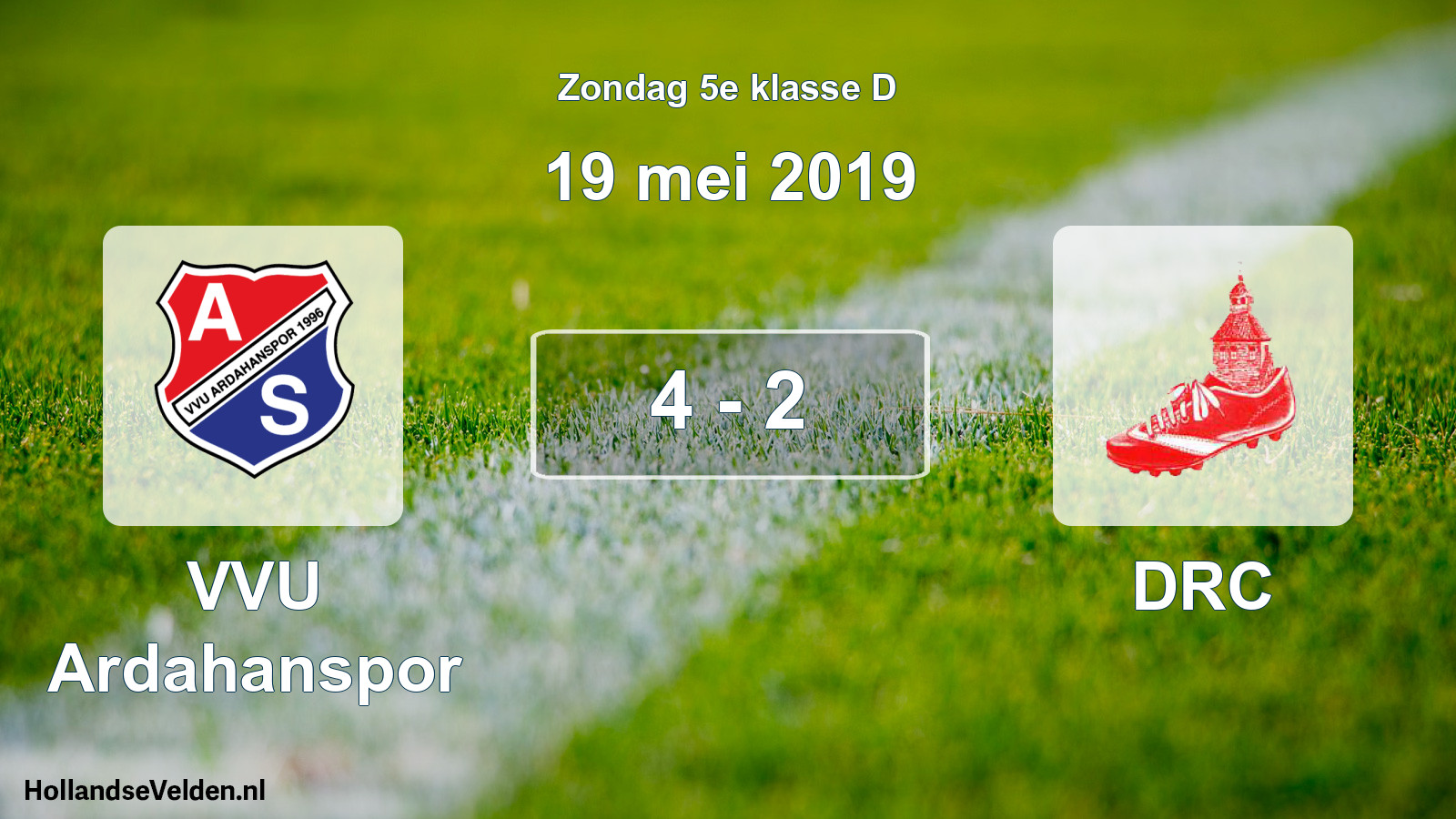 Total number of matches played: VVU Ardahanspor - DRC 4 - 2 (19 May 2019)