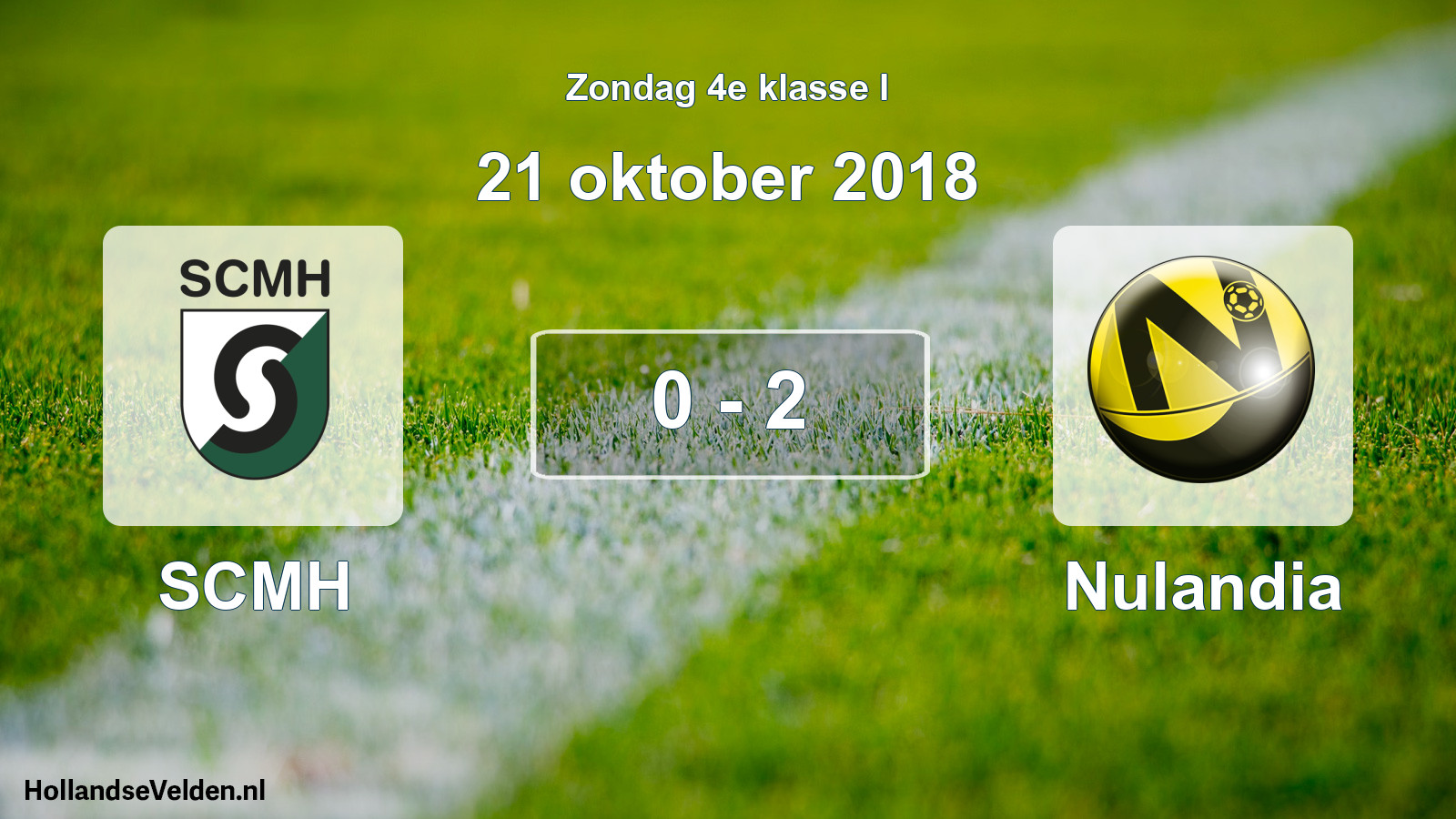 Total number of matches played: SCMH - Nulandia 0 - 2 (21 October 2018)