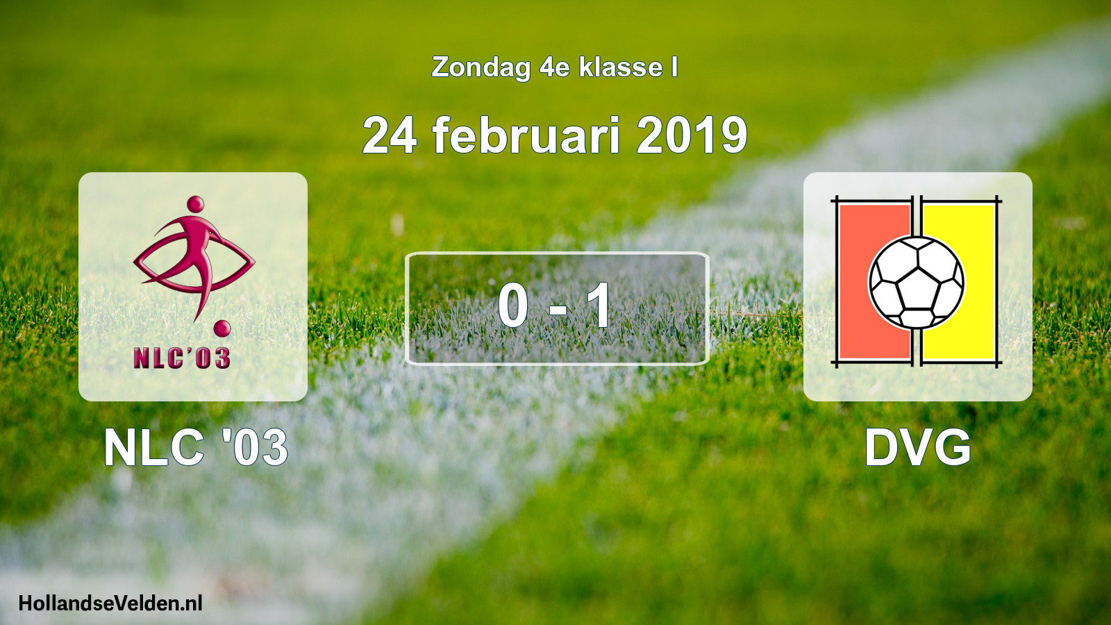 Total number of matches played: NLC '03 - DVG 0 - 1 (24 February 2019)