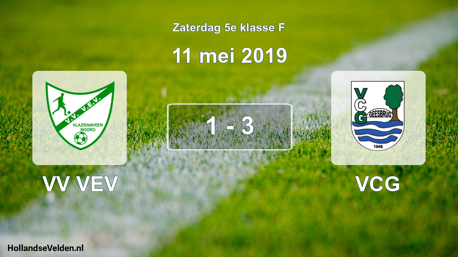 Total number of matches played: VV VEV - VCG 1 - 3 (11 May 2019)