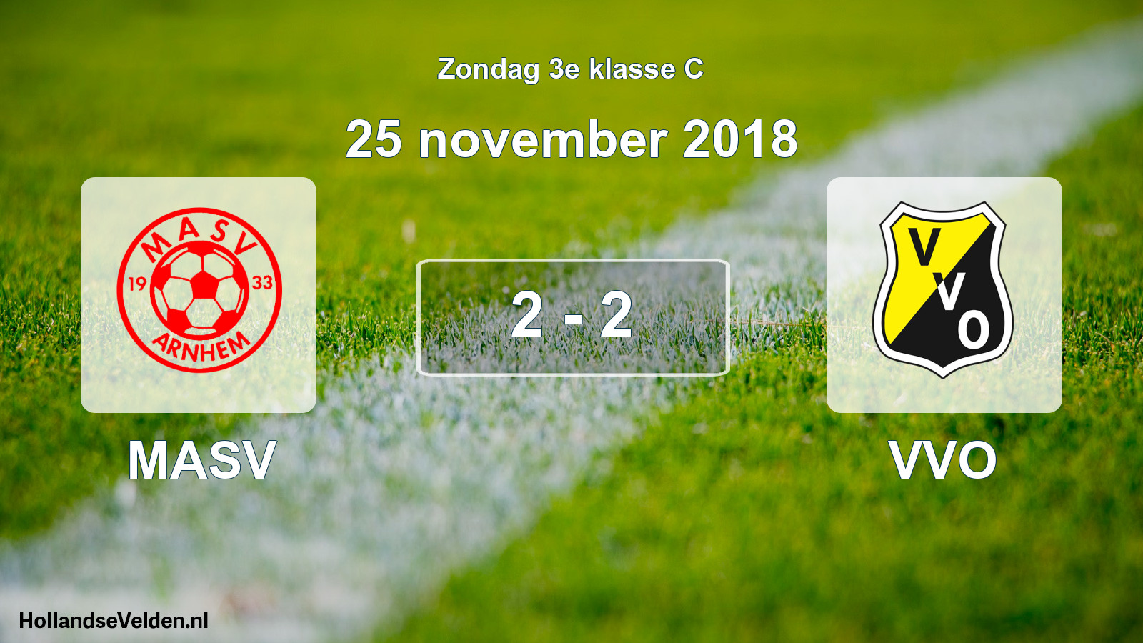 Total number of matches played: MASV - VVO 2 - 2 (25 November 2018)