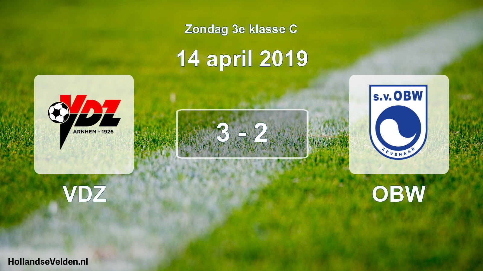 Total number of matches played: VDZ - OBW 3 - 2 (14 April 2019)
