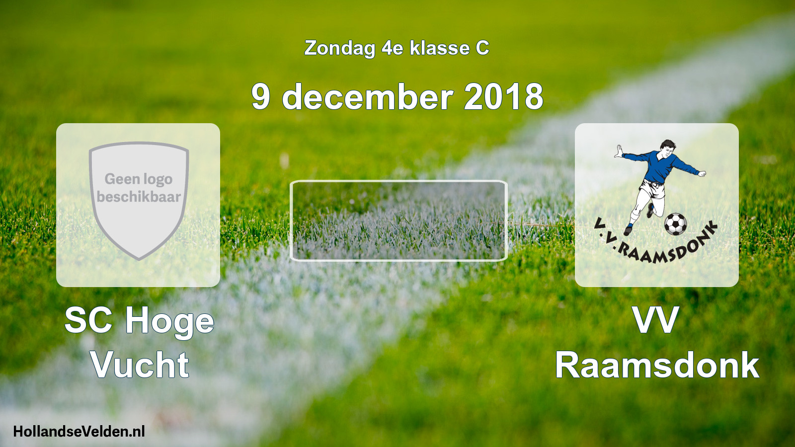 Scheduled Match: SC Hoge Vucht - VV Raamsdonk (9 December 2018)