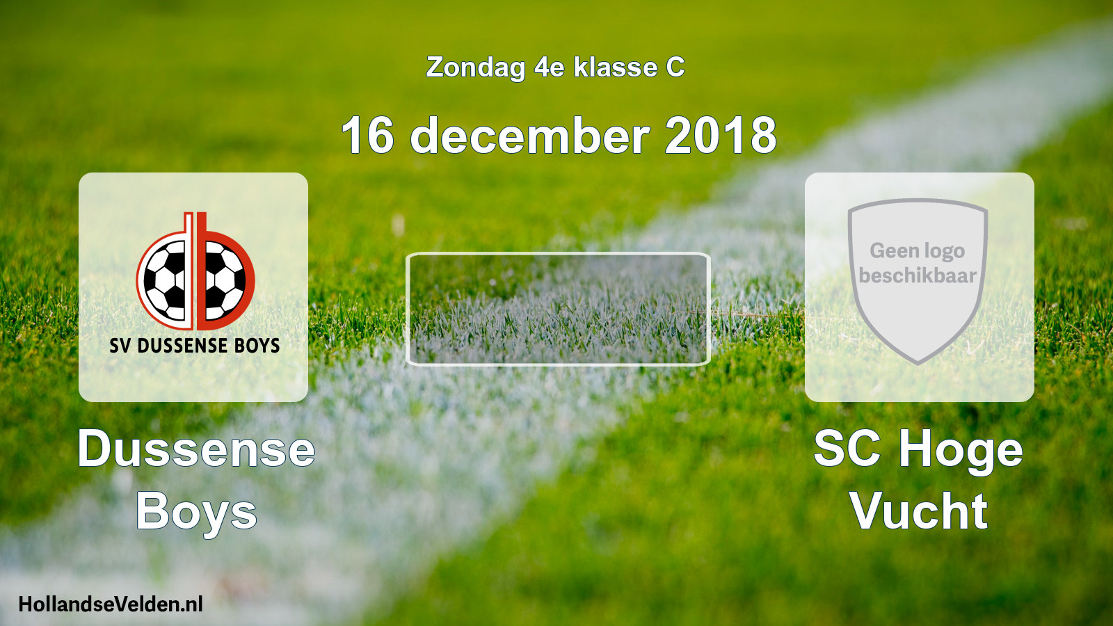 Scheduled Match: Dussense Boys - SC Hoge Vucht (16 December 2018)
