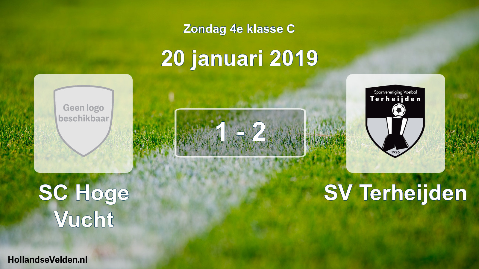 Total number of matches played: SC Hoge Vucht - SV Terheijden 1 - 2 (20 January 2019)