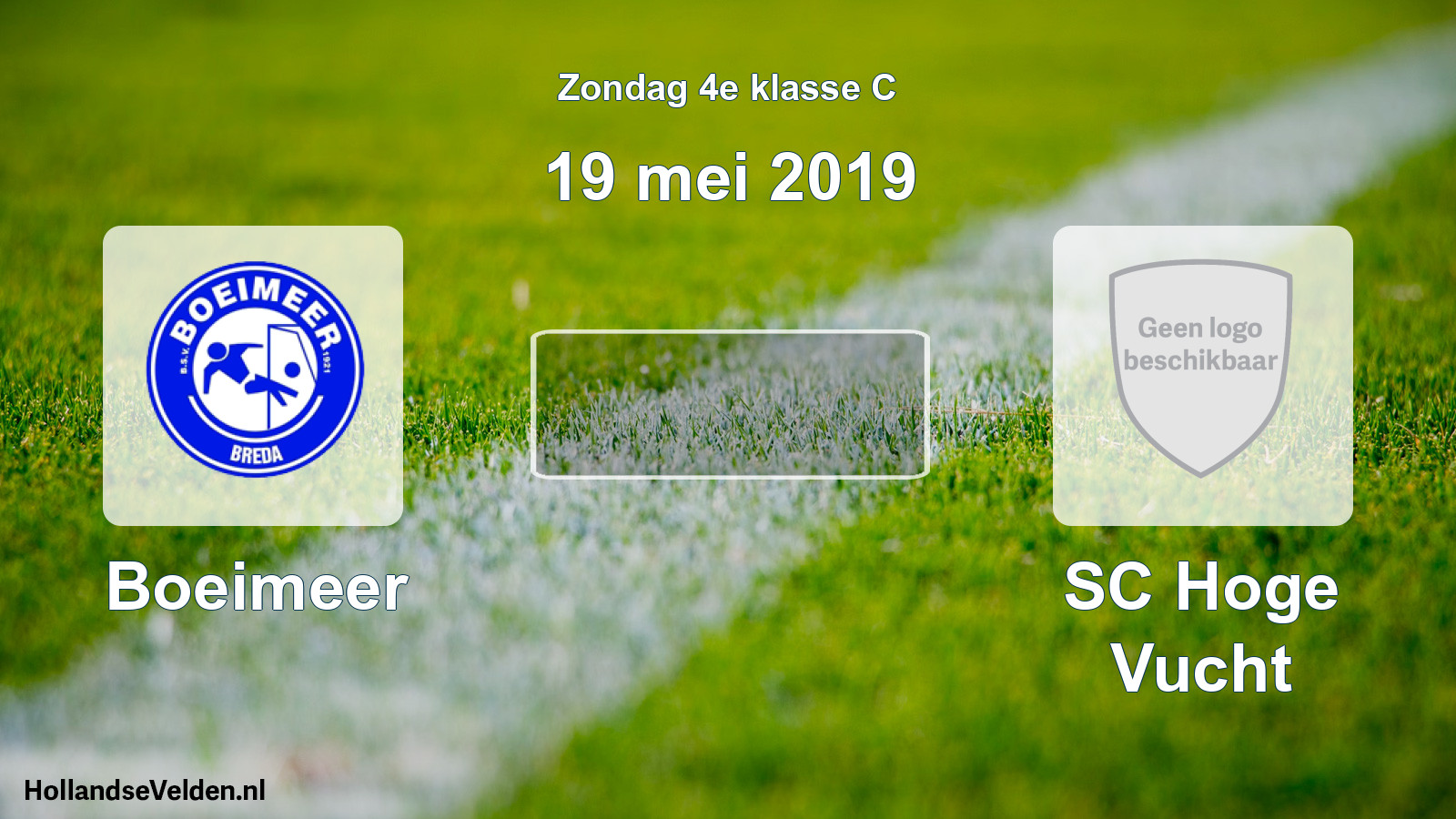 Scheduled Match: Boeimeer - SC Hoge Vucht (19 May 2019)