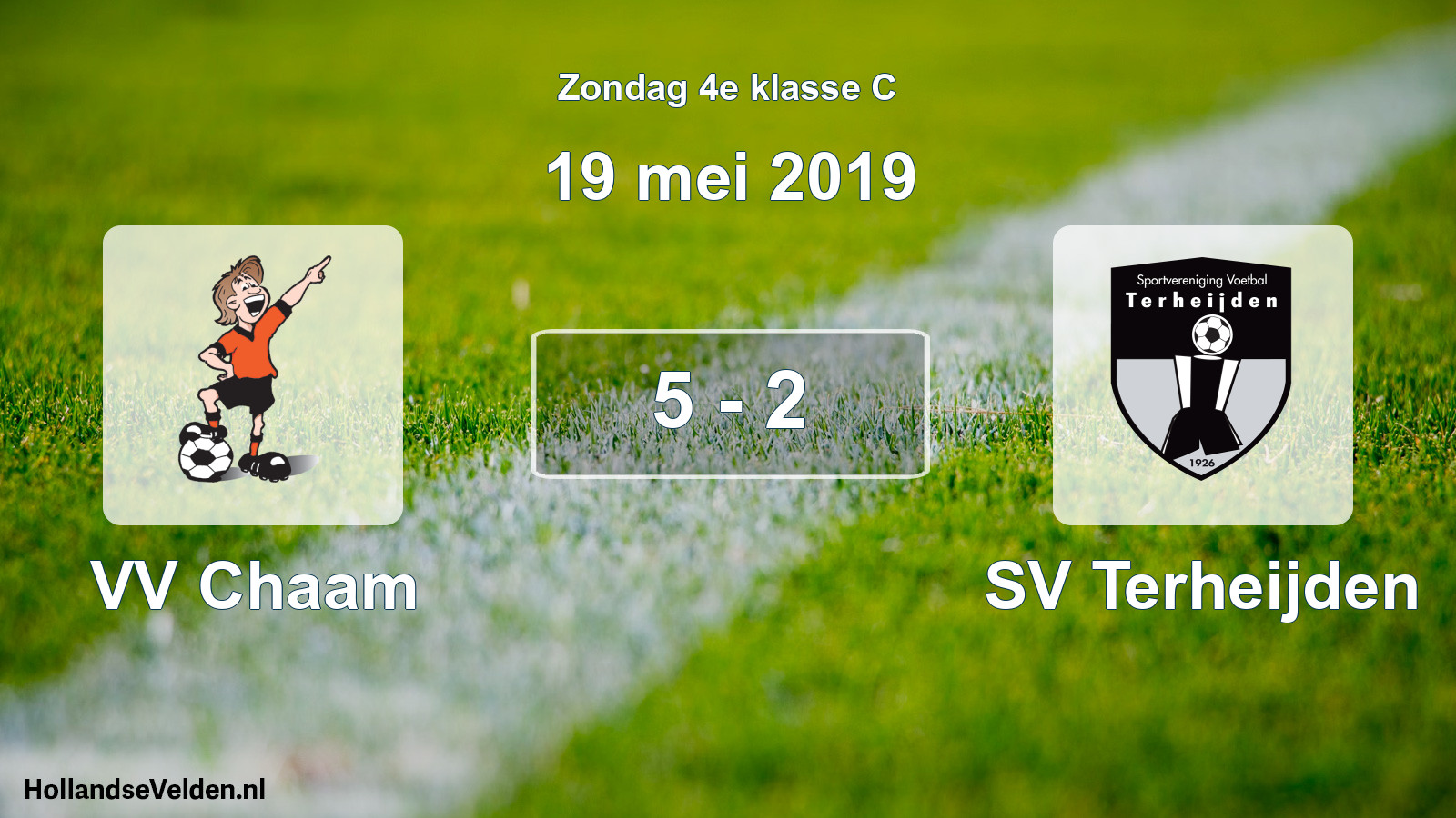 Total number of matches played: VV Chaam - SV Terheijden 5 - 2 (19 May 2019)