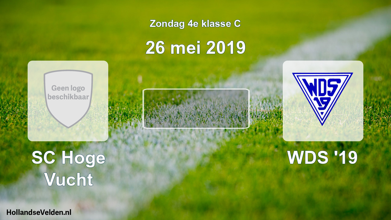 Scheduled Match: SC Hoge Vucht - WDS '19 (26 May 2019)