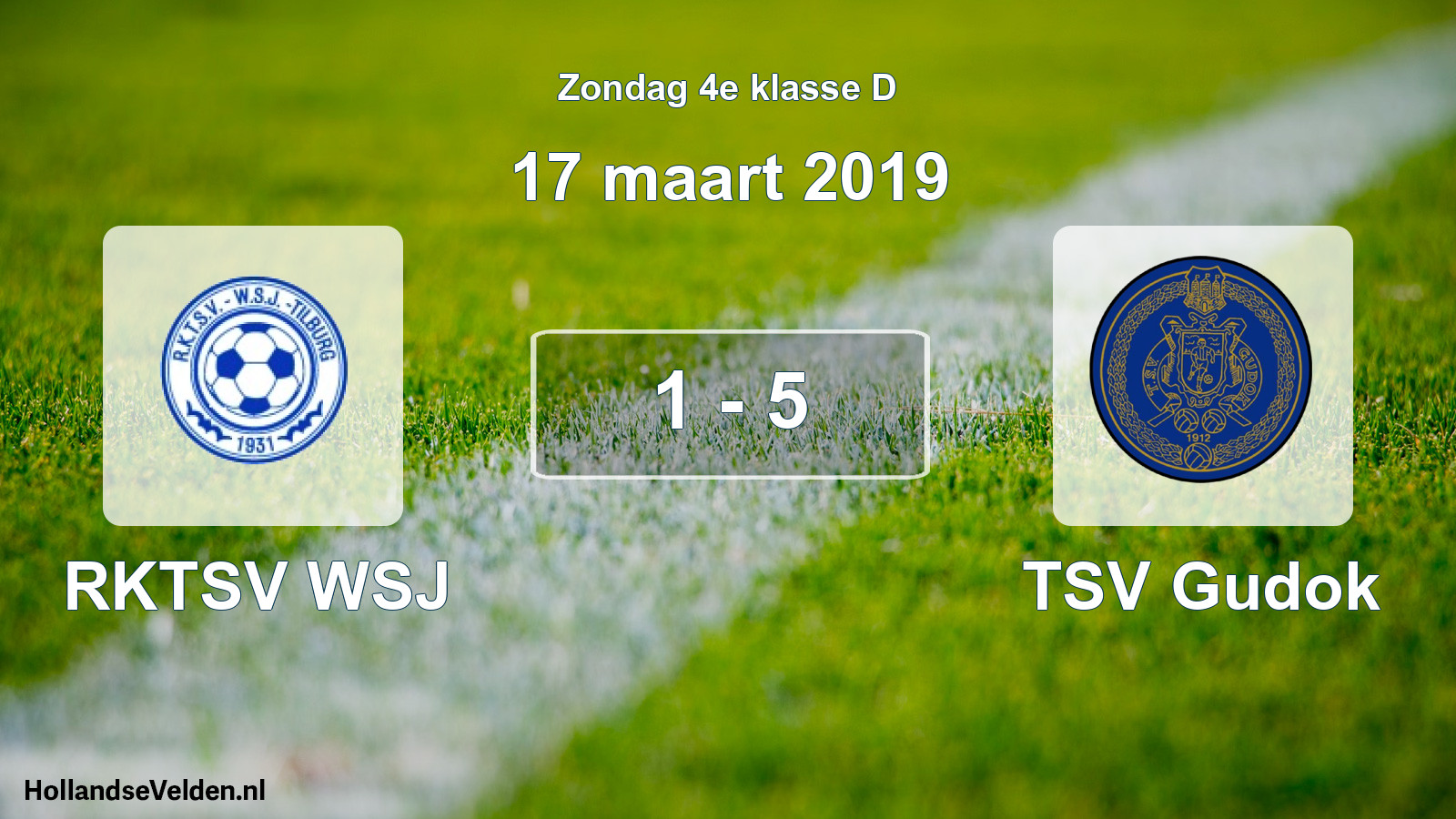 Total number of matches played: RKTSV WSJ - TSV Gudok 1 - 5 (17 March 2019)