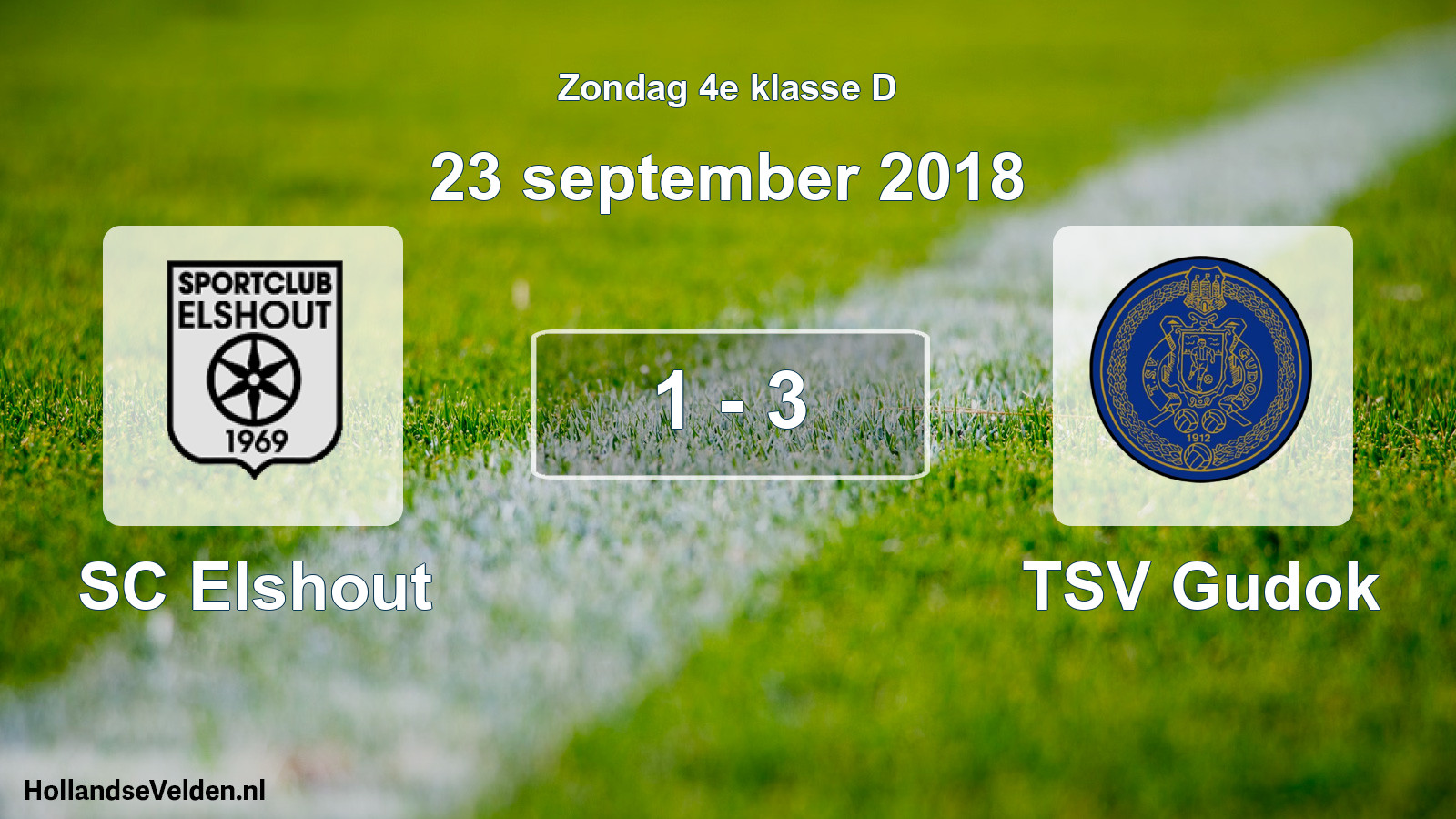 Total number of matches played: SC Elshout - TSV Gudok 1 - 3 (23 September 2018)