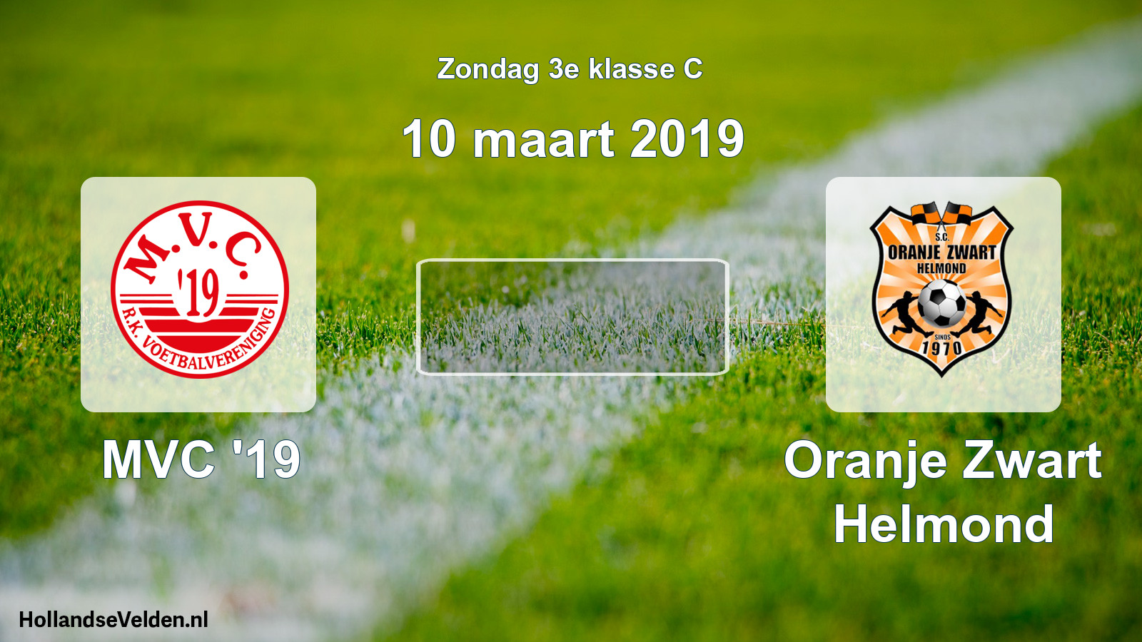 Scheduled Match: MVC '19 - Oranje Zwart Helmond (10 March 2019)