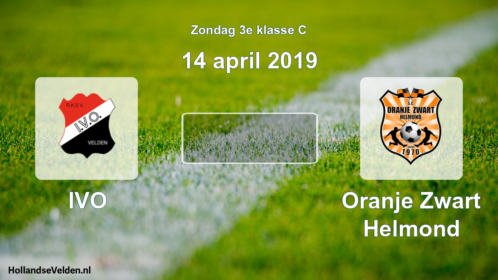 Scheduled Match: IVO - Oranje Zwart Helmond (14 April 2019)
