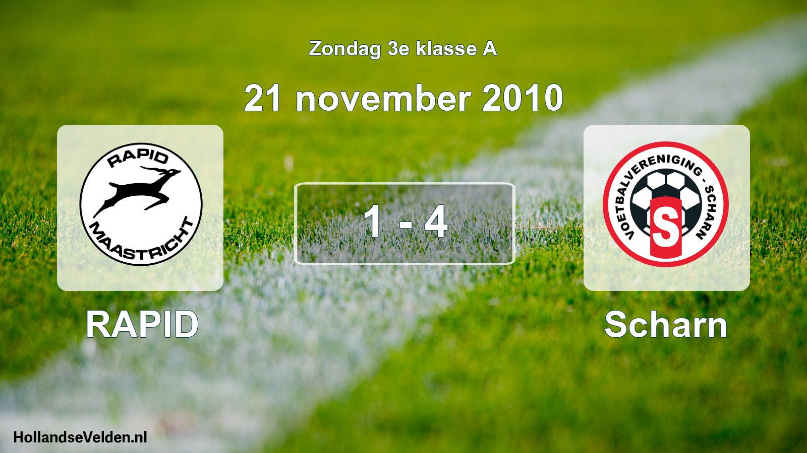 Total number of matches played: RAPID - Scharn 1 - 4 (21 November 2010)