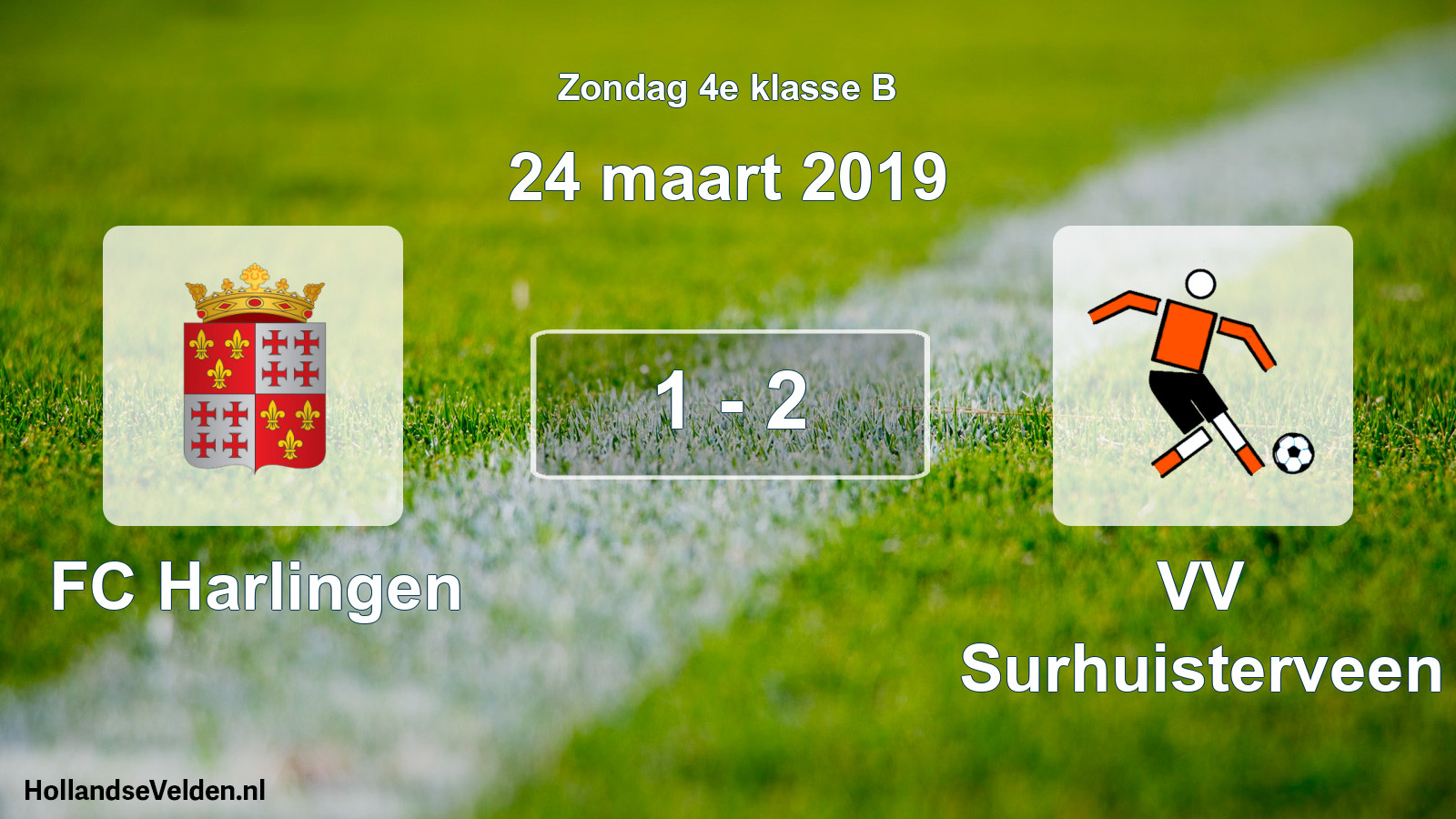 Total number of matches played: FC Harlingen - VV Surhuisterveen 1 - 2 (24 March 2019)