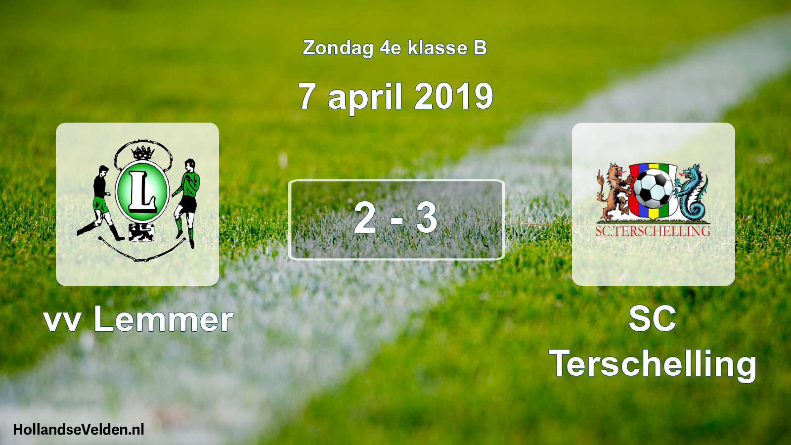 Total number of matches played: vv Lemmer - SC Terschelling 2 - 3 (7 April 2019)